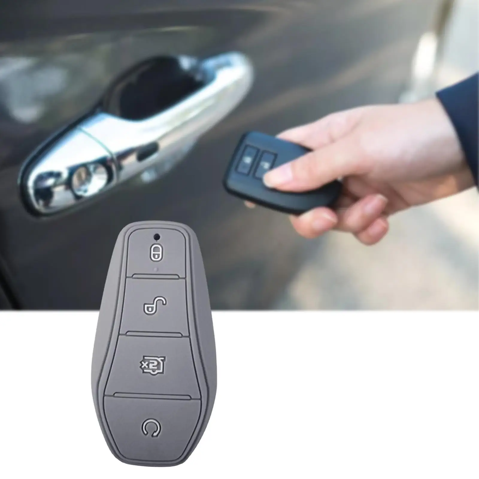 Silicone Car Key Case Cover Remote Control Key Fob Cover Case for Byd Atto 3