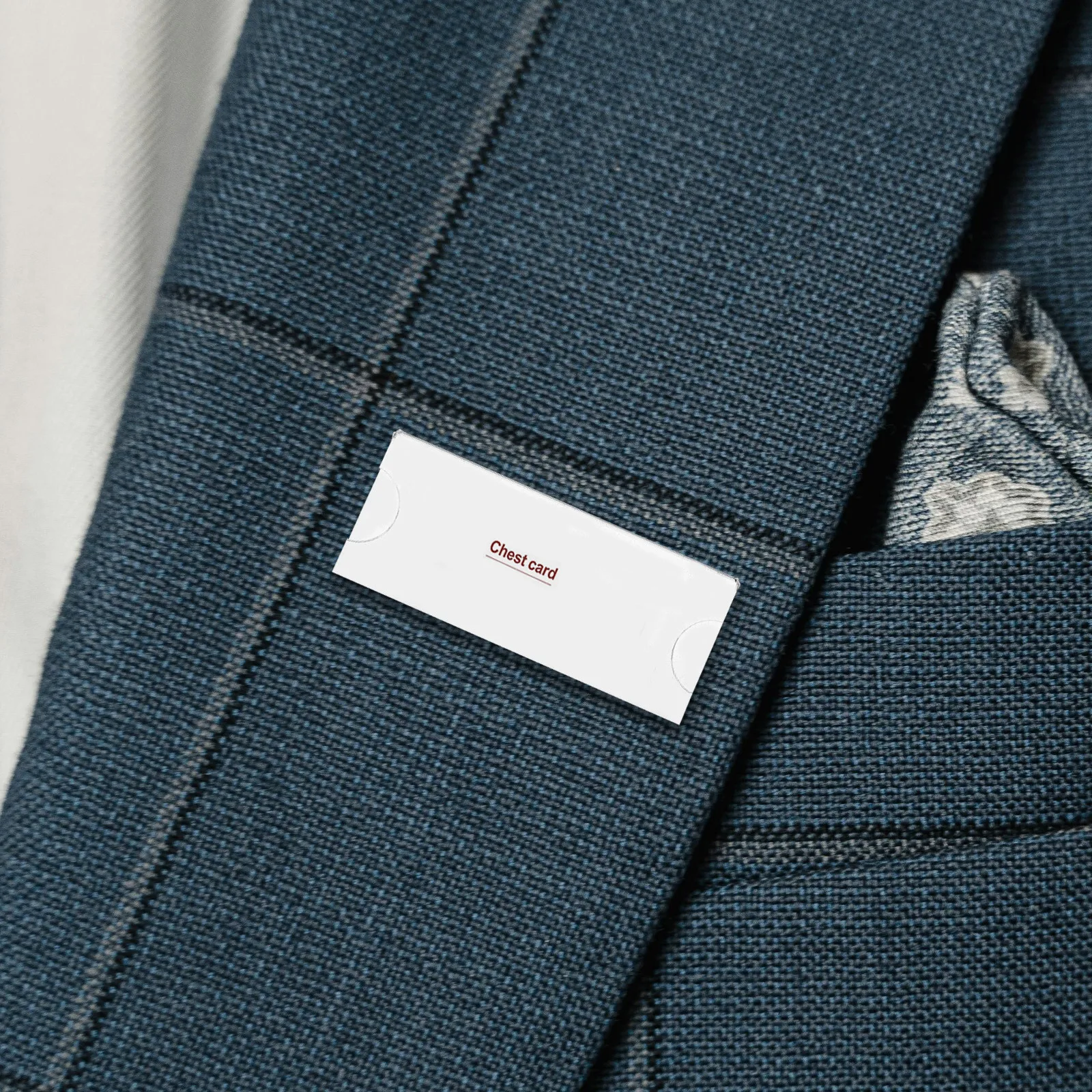 4Pcs Magnetic Transparent Name Badge Holder Clear Acrylic Card Holder Clear Id Badge Protector for Work Events Conference