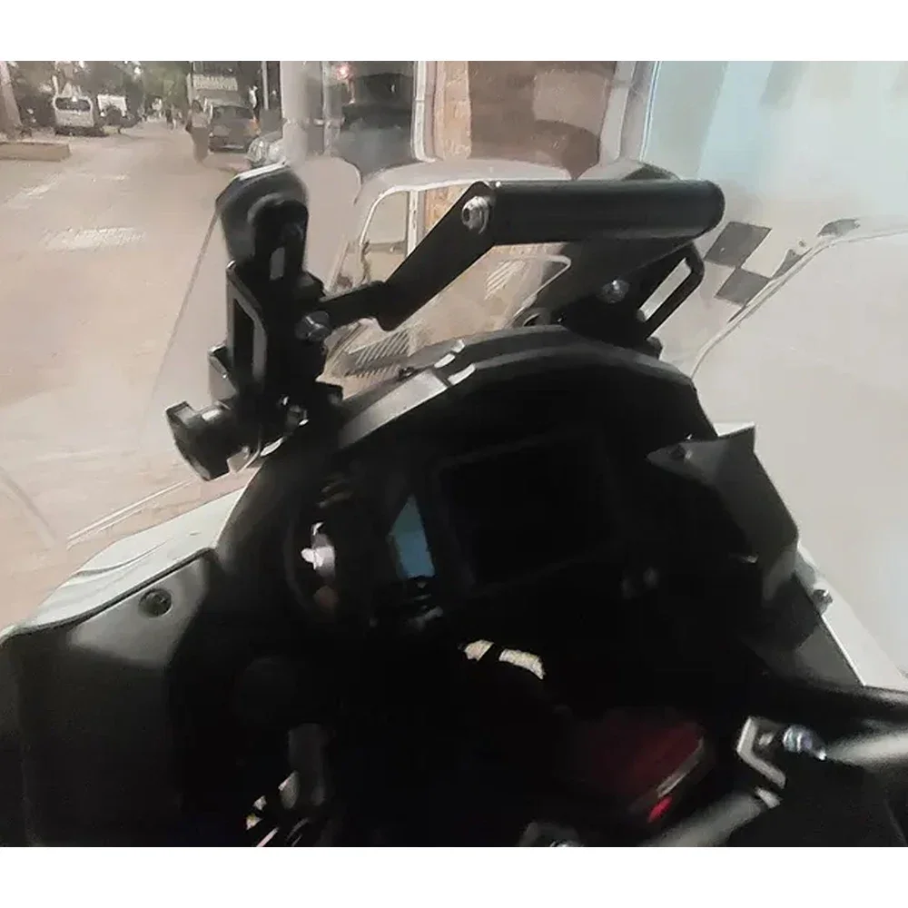 دراجة نارية الملاحة قوس الألومنيوم لكاواساكي Versys 1100SE Versys 1100 LT 2025 2026 اكسسوارات حامل جوّال بلاستيكي