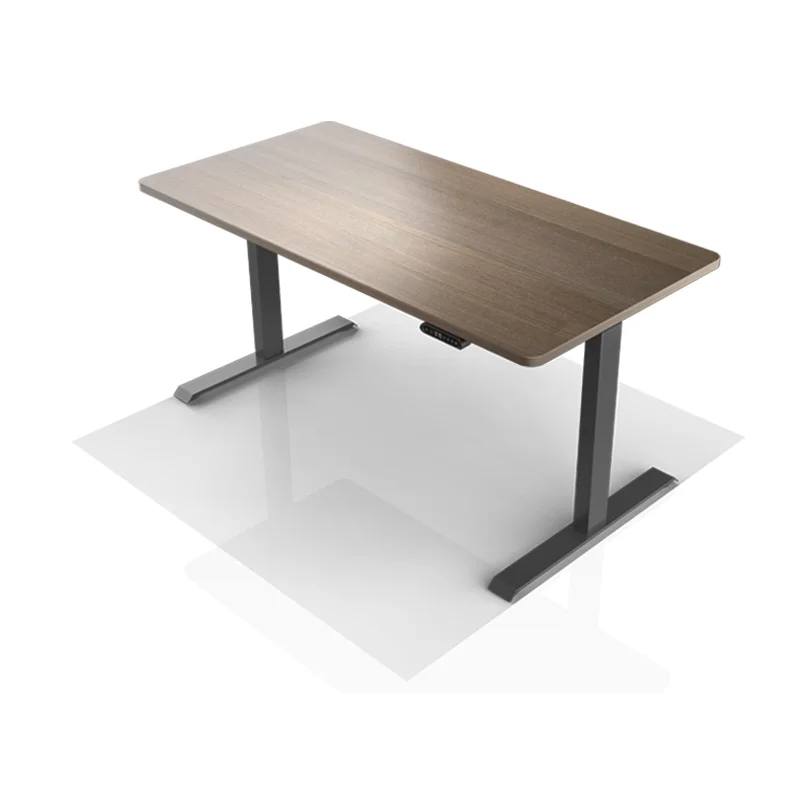 

Электрический подъемный стол с двумя двигателями 2025 года — настольная рама с регулируемой высотой и блоком управления для минималистского офиса