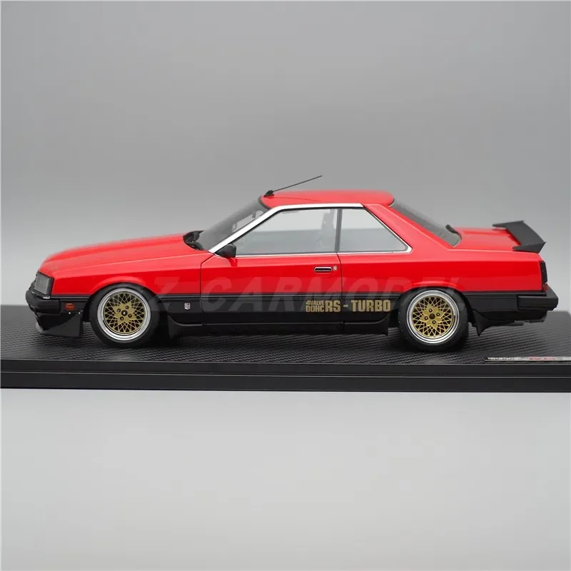 IG 1:18 Skyline 2000 RS Turbo R30 Red IG0982 JDM Simulation Limited Edition Resin Metal Static Car Model Toy Gift