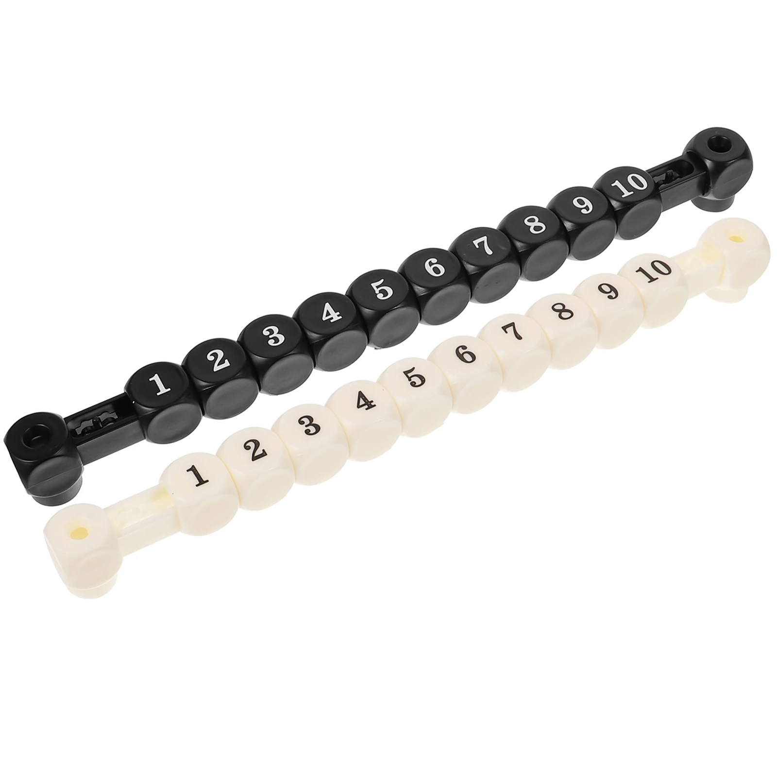 

2pcs Square Scorer Foosball Black White Plastic Child Accessories Multifunctional Scores Keeper Counters Table Soccer Gaming