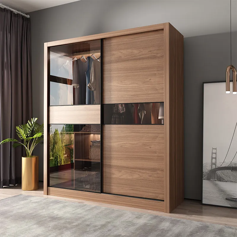 

Glass Modern Wardrobe Organiser Bedroom Cabinet Cupboard Storage Wardrobe Open Home Adult Closet Armario De Ropa Furniture