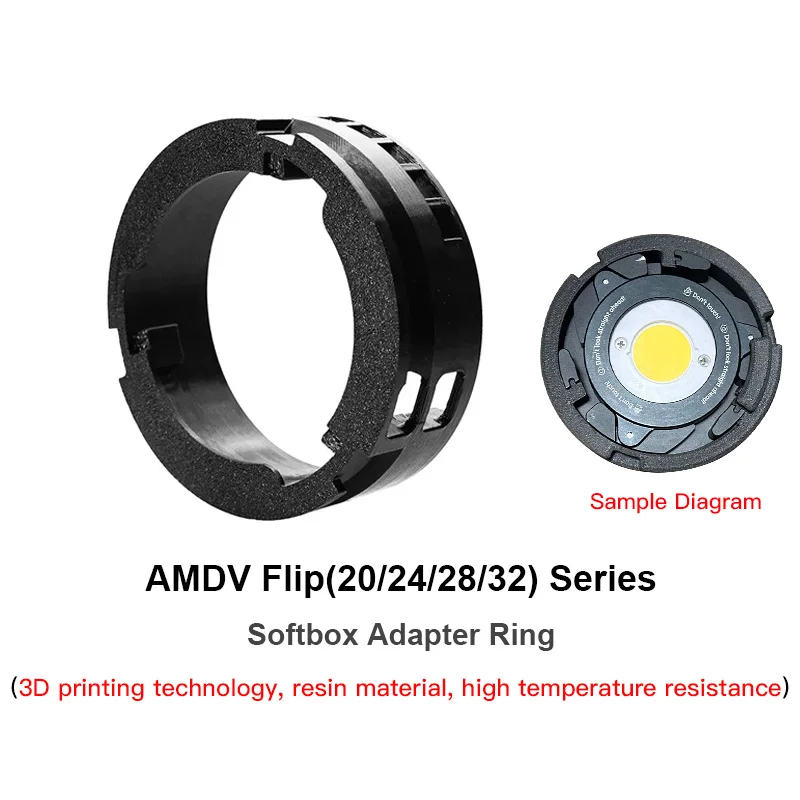 Accessories Standard Reflector Diffuser Sock Remote Control 135mm Chuck Flip Softbox Adapter Ring Charger For INKEE GC30 GC60