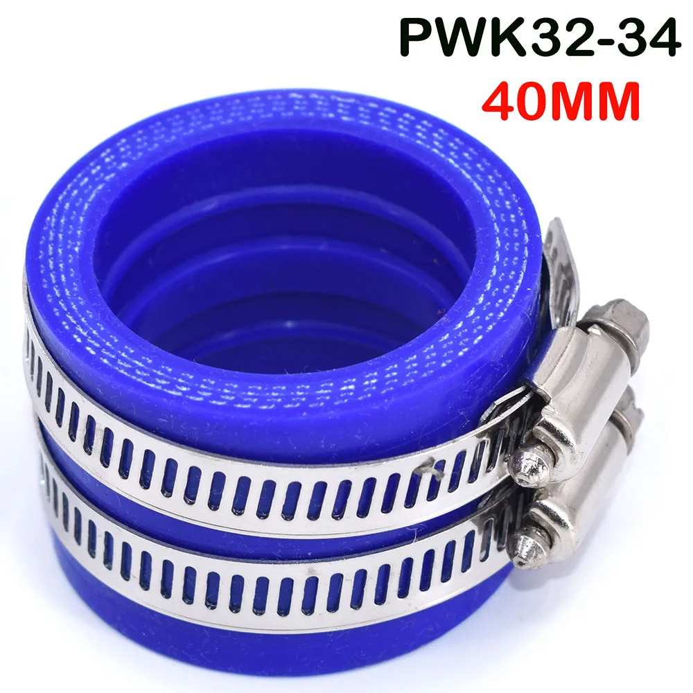 Motorcycle Carburetor Rubber Adapter 35mm 40mm Inlet Pipe Intake For PWK KEIHIN OKO KOSO Carbs