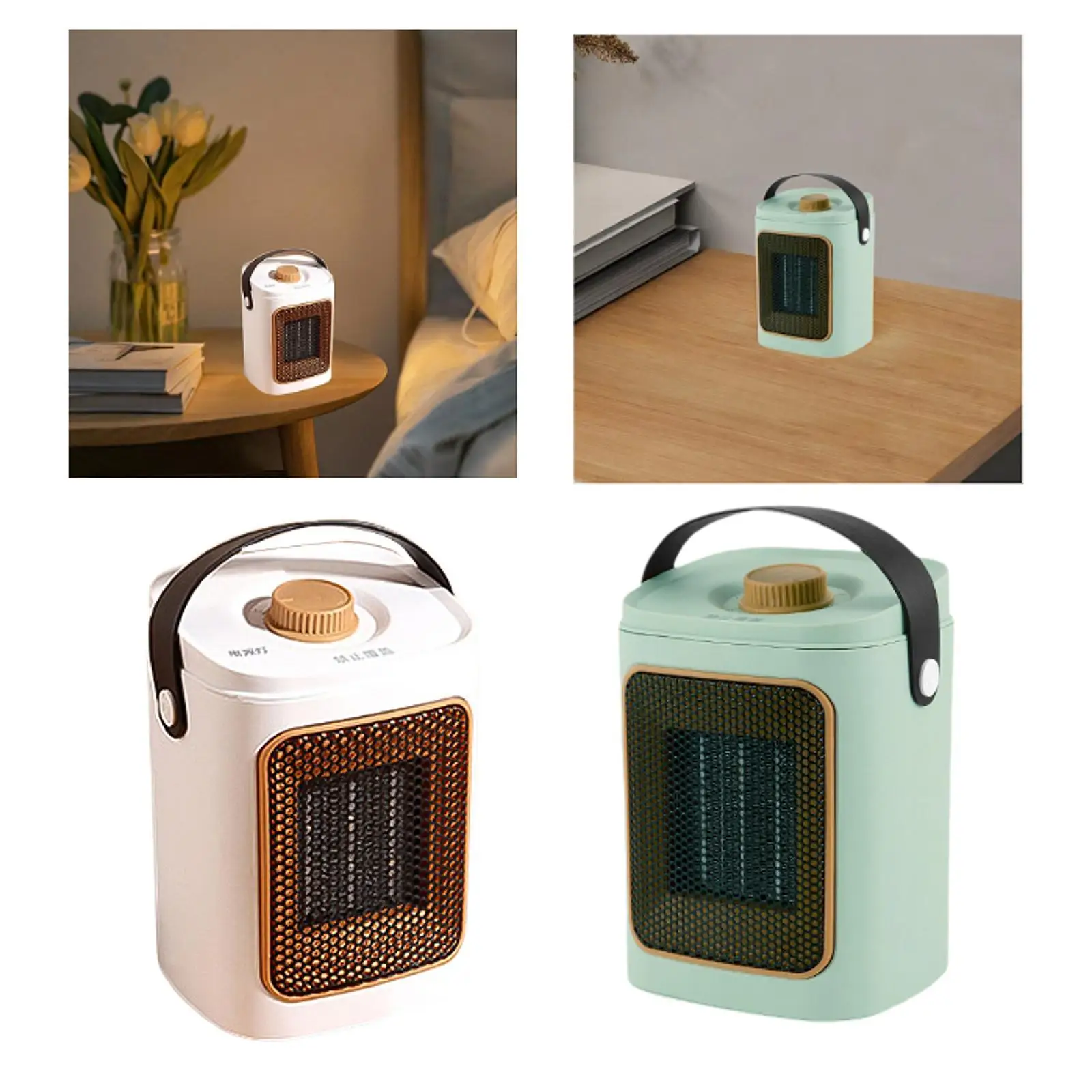 

Compact Electric Heater Portable Energy Saving Quiet Home Decor Adjustable