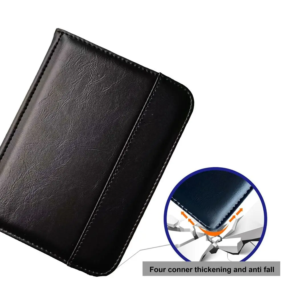 6 Inch E-Reader Case Shockproof Auto Sleep/Wake Folio Cover Leather Magnetic Protective Shell for Kindle Paperwhite 1 2 3