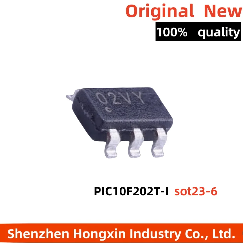 

(1piece)100% New PIC10F202T-I/OT PIC10F202T-I PIC10F202T PIC10F202 02W6 02.. sot23-6 Chipset
