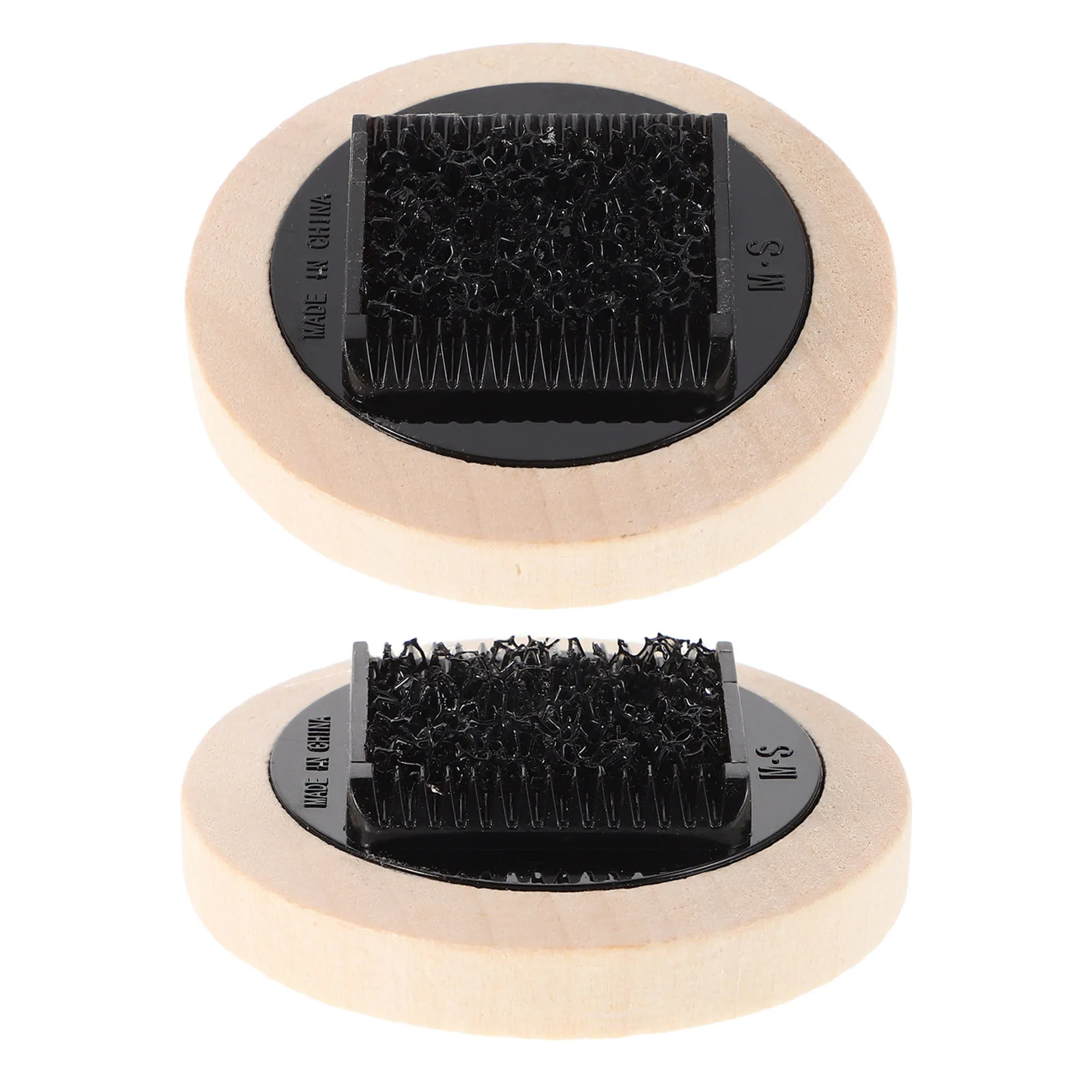 2Pcs Walnut Wood Bow Hair Comb Cleaner Violin Bow Detangler Rosin Build Up Remover String Instrument Grooming Tool for Violin