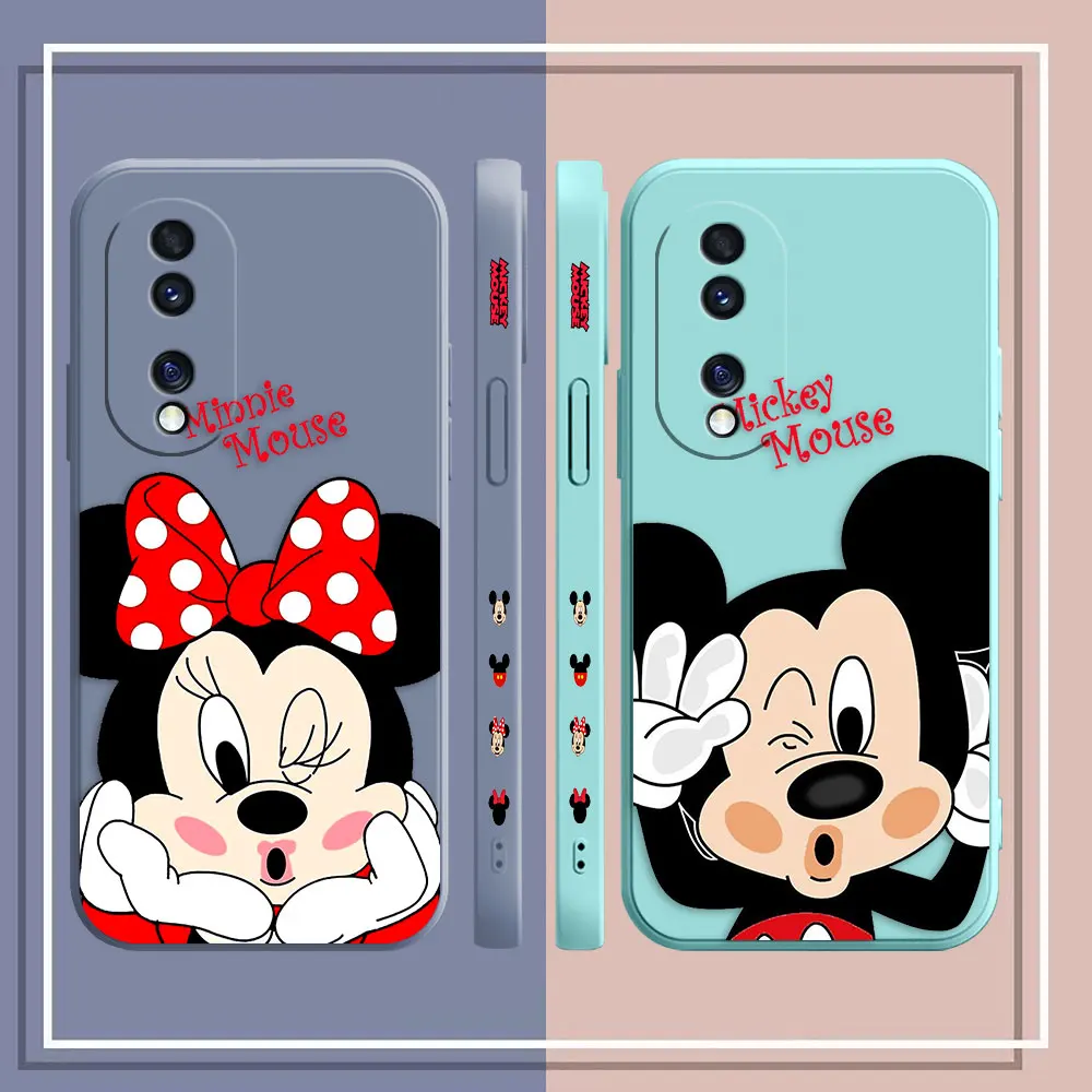 M-Minnie M-Mickey Mouse Phone Case For Huawei Y7 Y7A Y7P Y8P Y9 Honor 8X 9 9X X9A 10 10i 20 50 70 90 LITE PRO Case Funda Shell