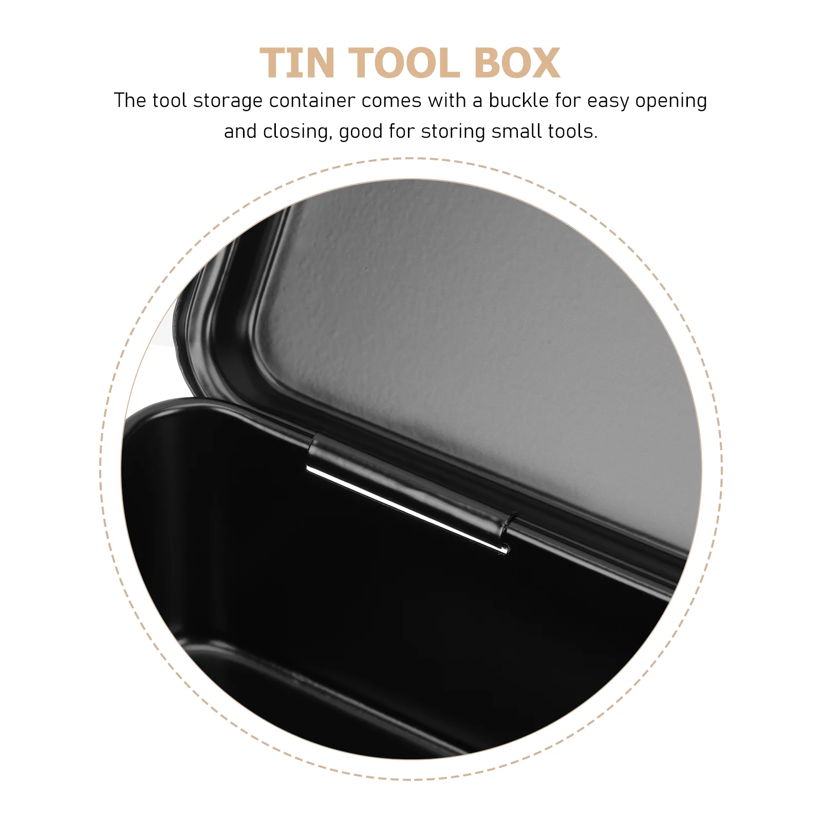 Metal Mini Tool Boxbox Handle Solid Metal Locking Latches Scratch Resistant Finish Heavy Duty Tin The Mini Tool Box