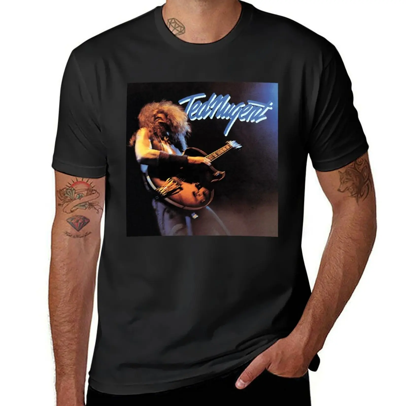 Ted Nugent T-Shirt summer clothes Blouse anime korean fashion oversized t shirts for men