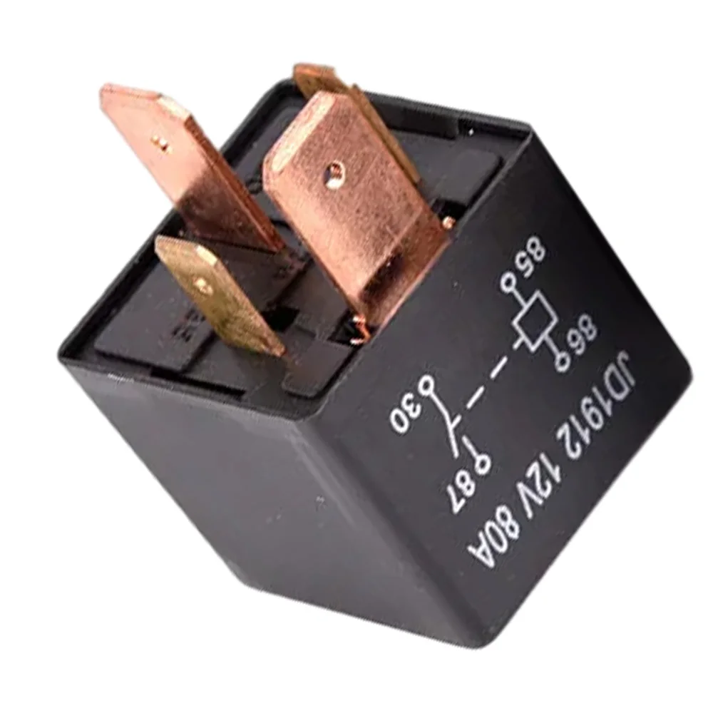12V 70Amp 4 Pin Standard Mini ISO Relay NEW Automotive Relay Normally Tyco/TE Part Black