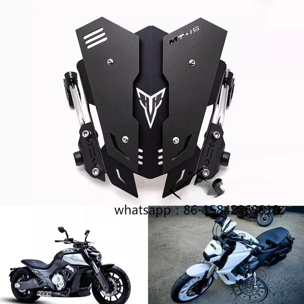 Parts Suitable for Benda Jinjila 300 Black Flag 500 LFC700 Liao Modified CNC Windshield Universal Aluminum Alloy Windshield