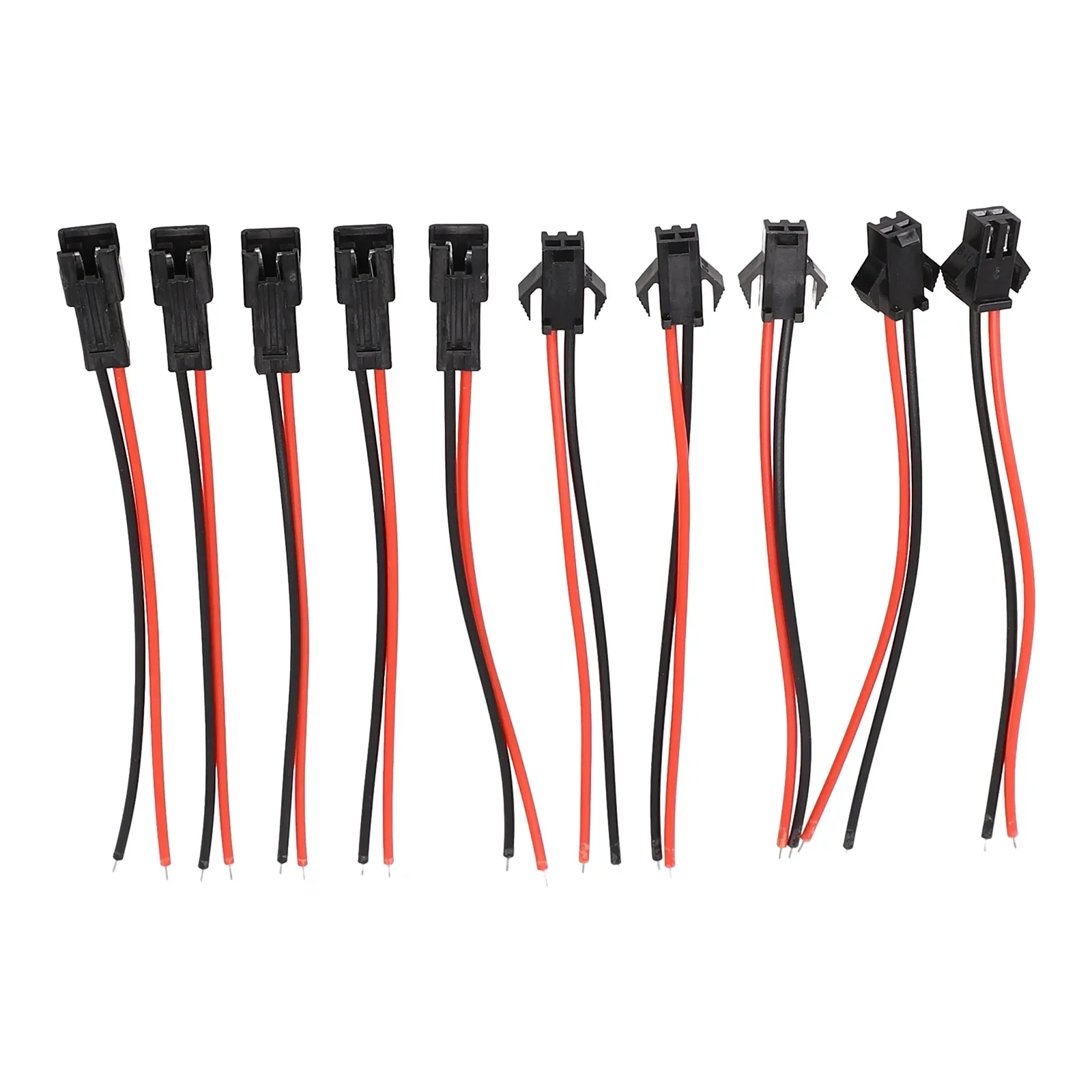 Cabo adaptador de conector fêmea macho, cabo de borracha preta, plugue macho fêmea para linha de conexão de terminal de driver de luz led