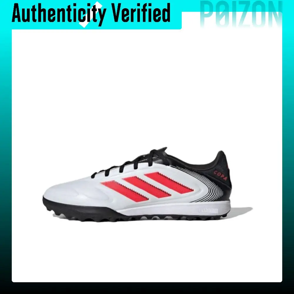 Adidas Copa Pure 3 TF Turf Soccer Shoes Unisex White Red Black ID9044