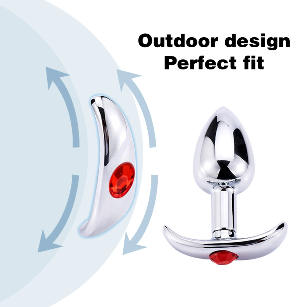 الشرج الخرز المعادن بعقب المكونات انفصال الشرج موسع تدليك البروستاتا G-بقعة تحفيز ملابس خارجية الكبار Masturbaror الجنس لعب #1