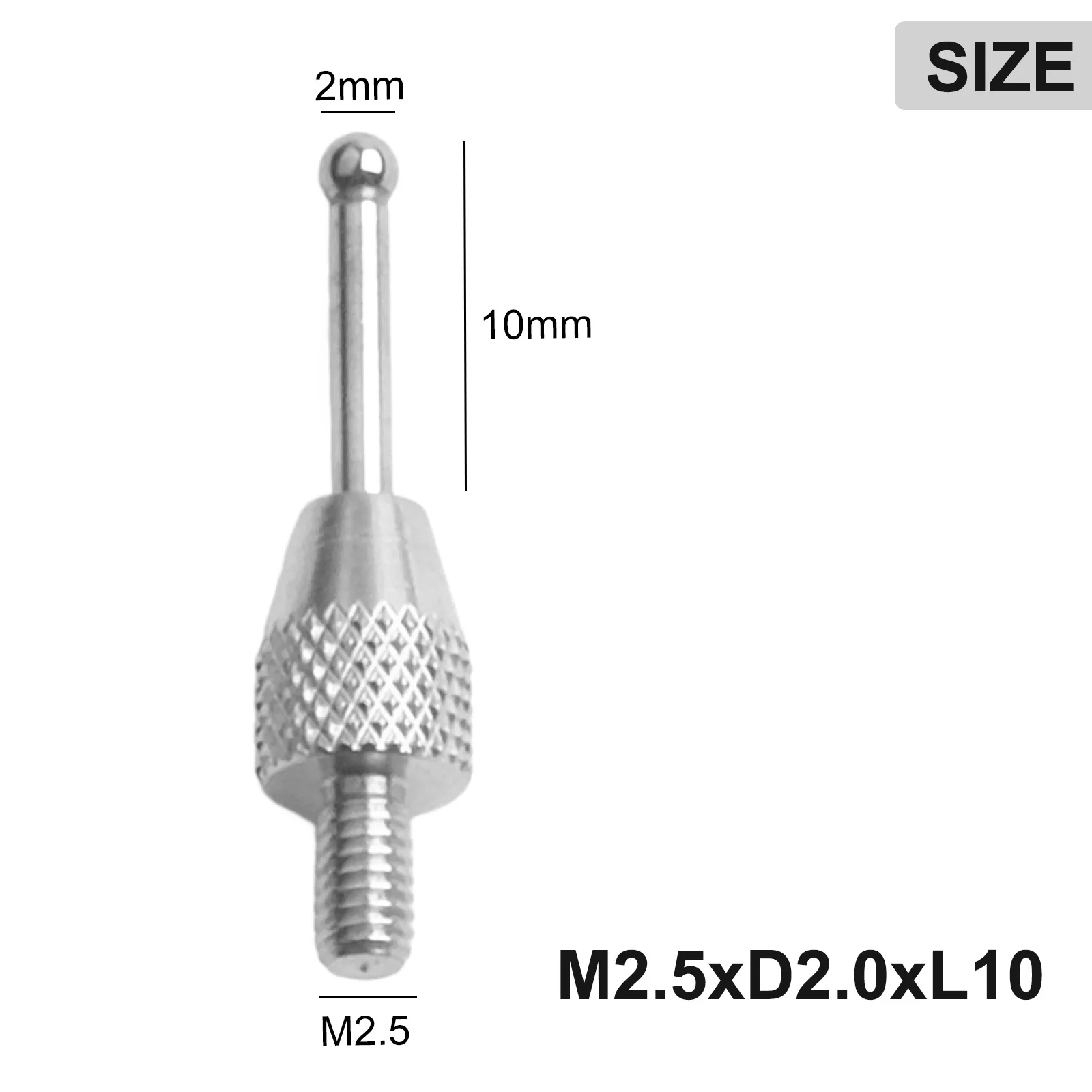 Tungsten Steel Measuring Device M2 5 CMM Contact Probe Designed for Accuracy in CNC Machining with a Total Length of 1050mm