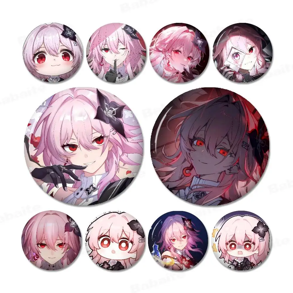 Pin de Botón Suave de Hojalata con Diseño Creativo de Evernight del Juego Honkai Star Rail, Insignia con Icono de Animal para Solapa, Mochila y Accesorios