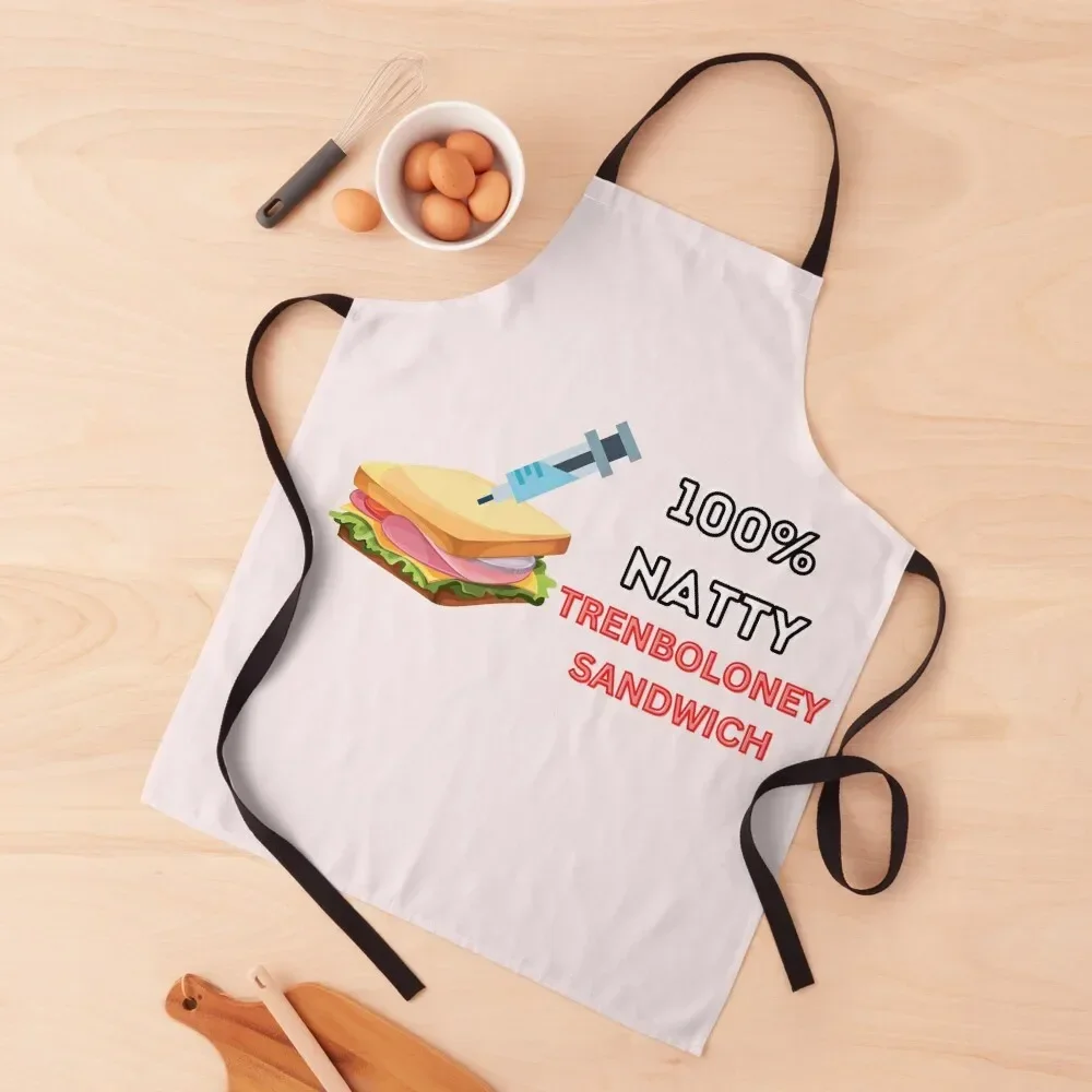 Tren Bologne Sandwich More Plates More Dates Apron Korean Men kitchen Apron