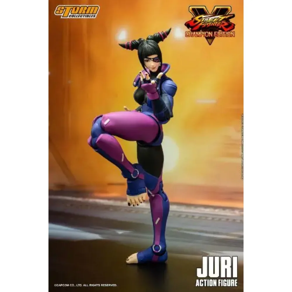 

【Оригинал】Storm Collectibles Street Fighter V JURI 1/12 Фигурки Модель игрушки