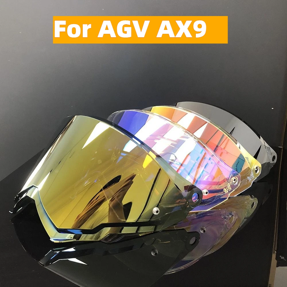 

Визор для мотоциклетного шлема AX9, замена линзы для AGV AX9, защита от УФ-излучения, царапин, пыли и ветра, аксессуары для мотоциклетных шлемов.