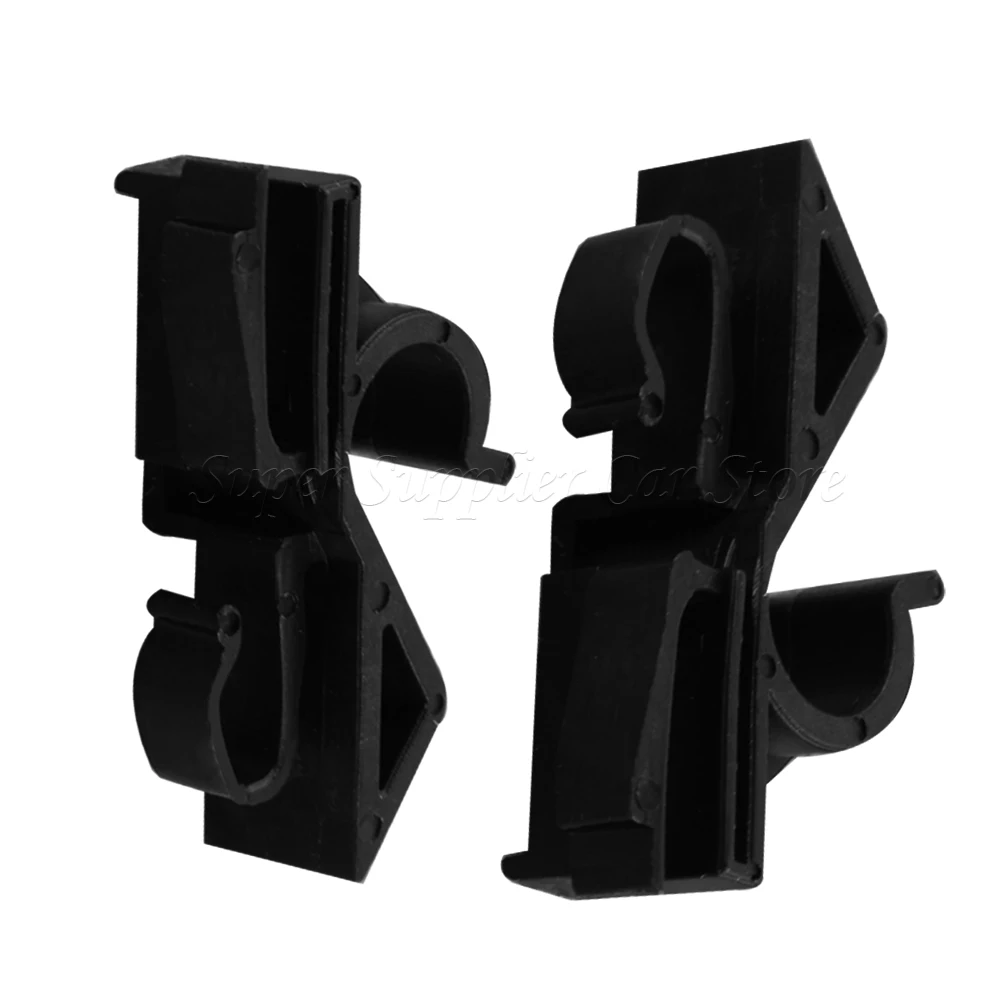 For Fiat Grande Punto Rear Parcel Shelf Clips Plastic Clamp Black Cramp 1 Pair 71719952 71719953 Interior Accessories