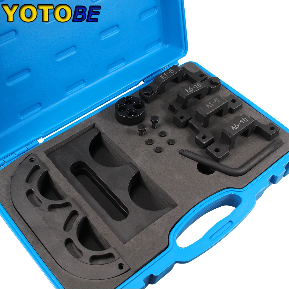 Engine Camshaft Alignment Timing Locking Master Tool Kit Set Fixtures Turning Tool For BMW S85 M5 M6 E60 E63