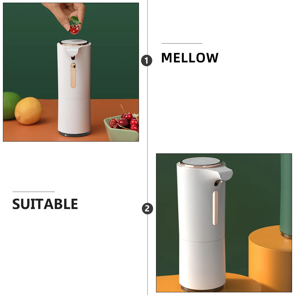 

Smart Induction Hand Soap Dispenser Automatic Electric White Rechargeable ABS Material Suitable for Hand Shampoo
