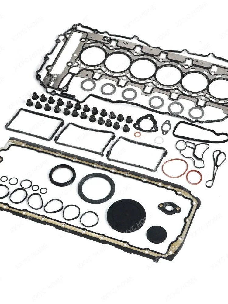 1set N55B30 N55B30A Engine Pistons Gasket Seals Bearings Rebuild Kit For  F10 F20 F21 F23 F30 F32 F80 M 3.0L L6 Turbocharged