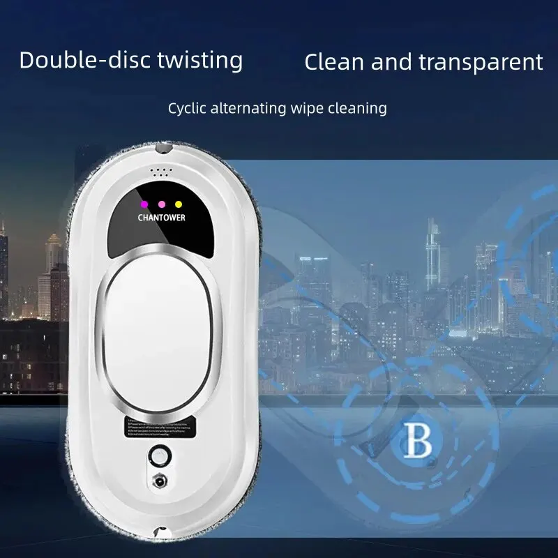 Intelligent Electric Window Cleaning Robot Vacuum Cleaner with Remote Control for Home Glass Window Cleaner