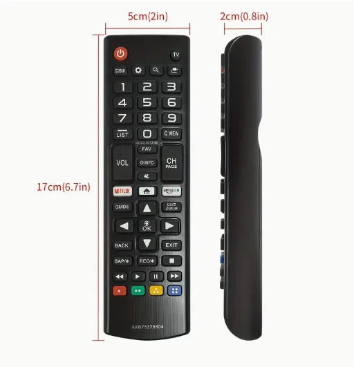 AKB75375604 HIGH QUALITY ABS REMOTE CONTROL FOR LG SMART TV 433HZ