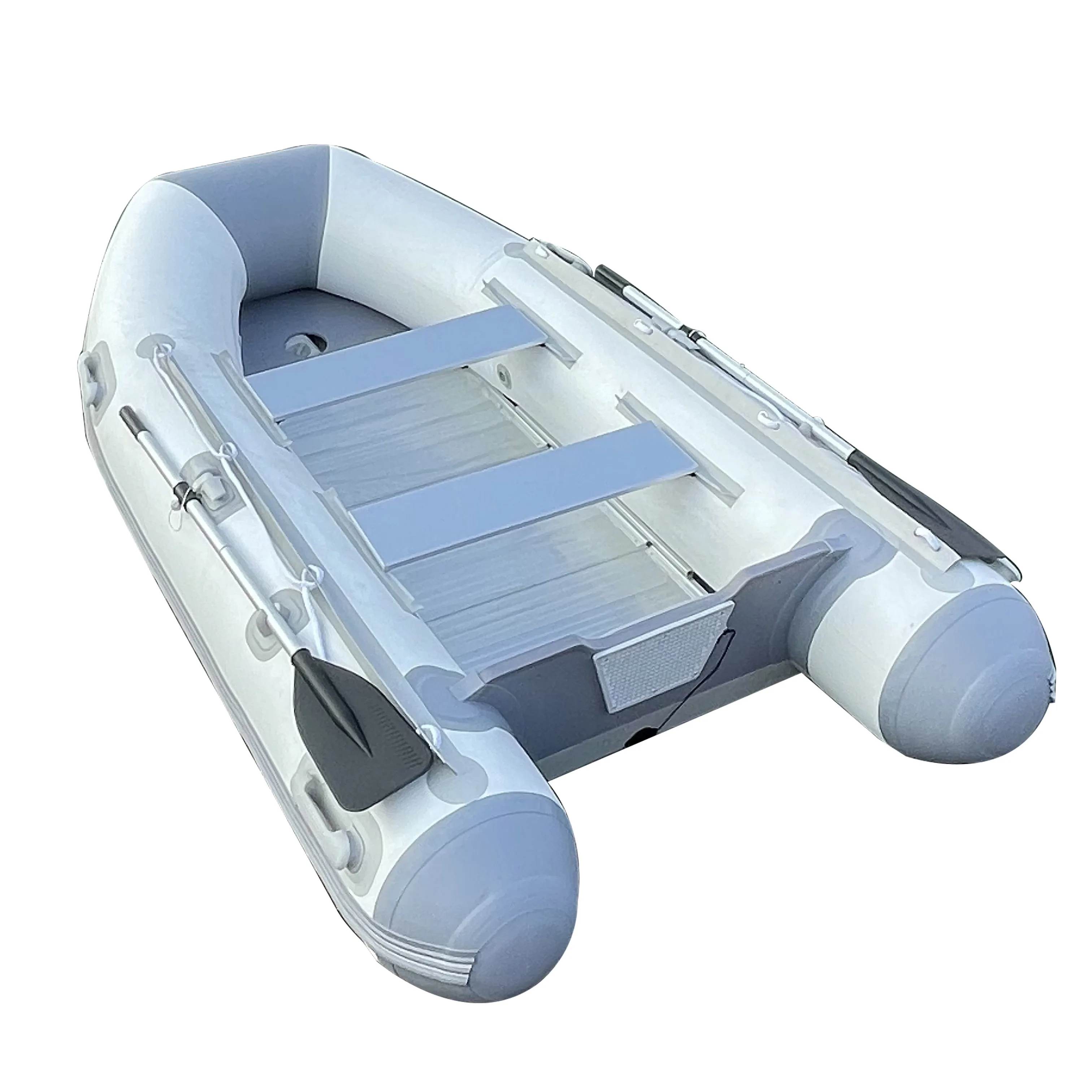 

Factory Inflatable Luxury Pvc Rubber Yacht Boat Speed Boats with Outside Motor