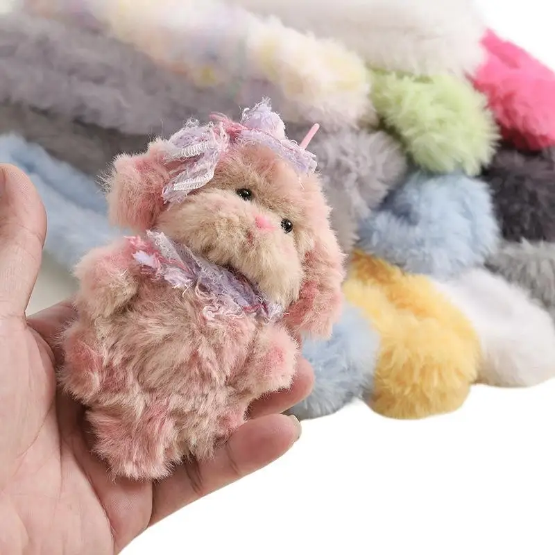 Plüschige Eisendraht-Drehstäbe 25mm Lebendige Farben Wollstäbe für Schulkunststunden DIY-Handwerkskreation – Detail 9