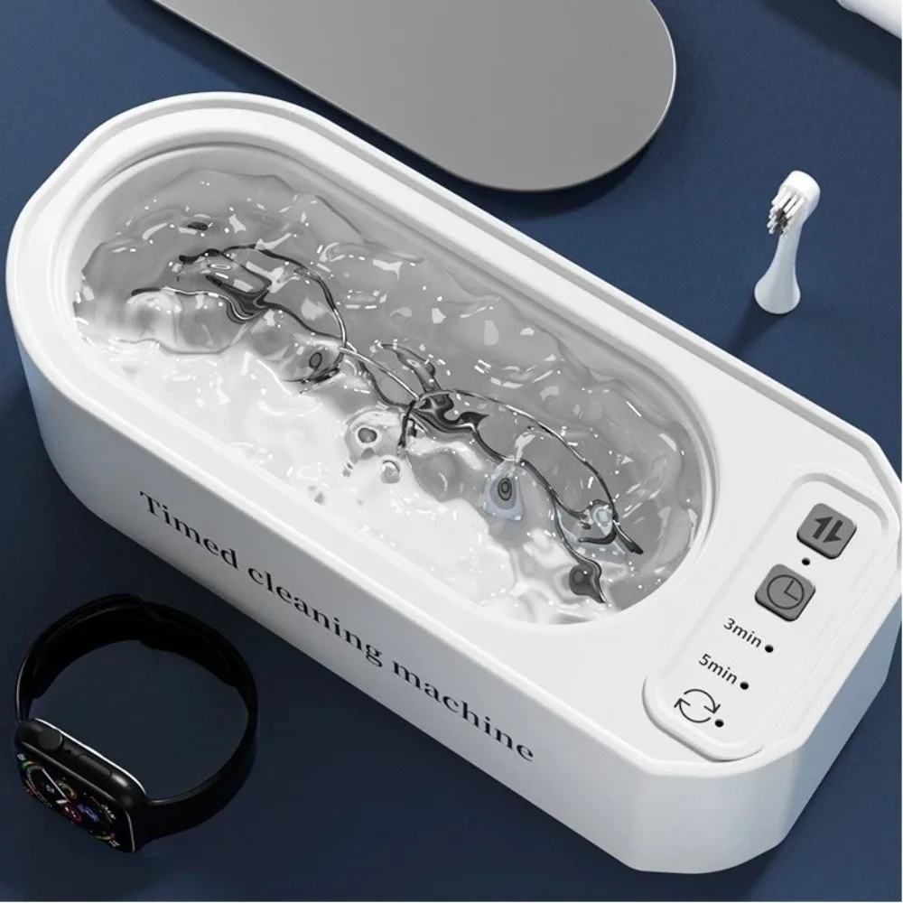 أداة تنظيف النظارات بالموجات فوق الصوتية القابلة لإعادة الشحن عبر USB، منظف فرشاة الأسنان والمجوهرات عالي التردد، منظف فرشاة المكياج #3