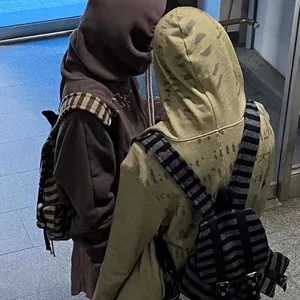 Kpop Girls Group Merch Minji Lackierrucksack Y2K Striped Standard Rucksack große Kapazität Crossbody Bags Bag 8 Hauptverkaufs -Rucksack K Pop - №7