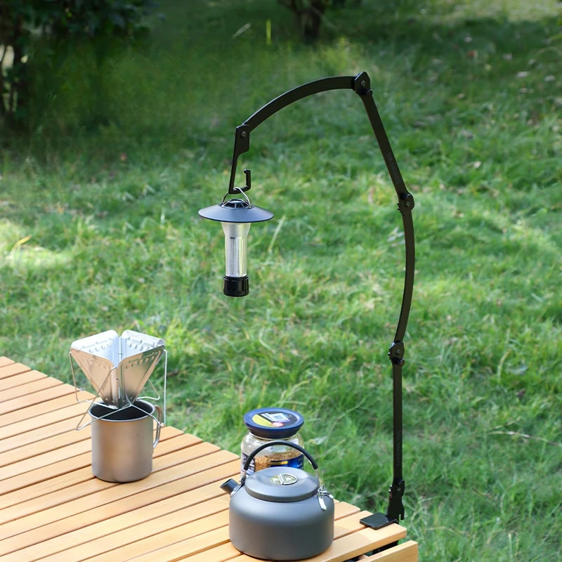 

Outdoor Multifunctional Adjustable Desktop Light Stand Portable Hanging Light Foldable Table Lamp Stand Camping Light Stand New