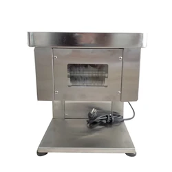 110V 220V Meat Cutting Machine Commercial Stainless Steel Desktop Fresh Meat Slicer For Sale