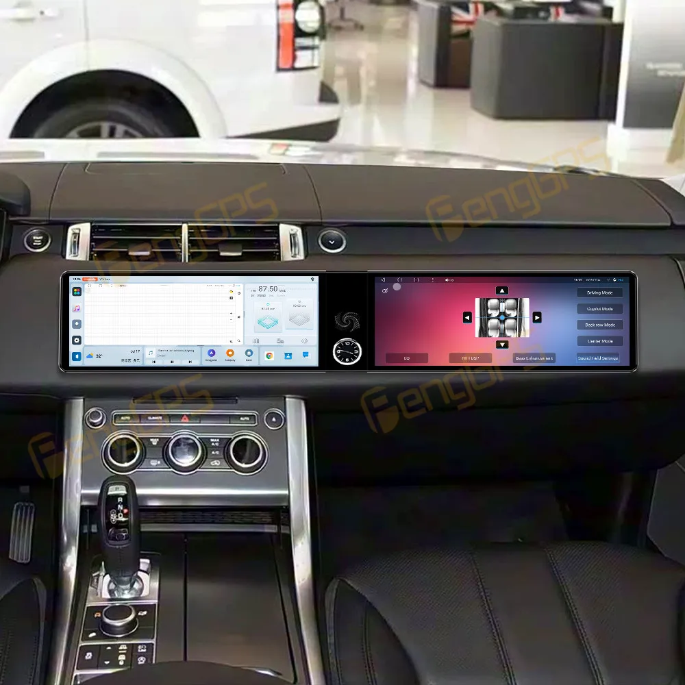

12.3 Inch Dual Screen Android Carplay Car Radio For Land Rover Range Rover Sport 2016-2017 Navigation Autoradio GPS Multimedia