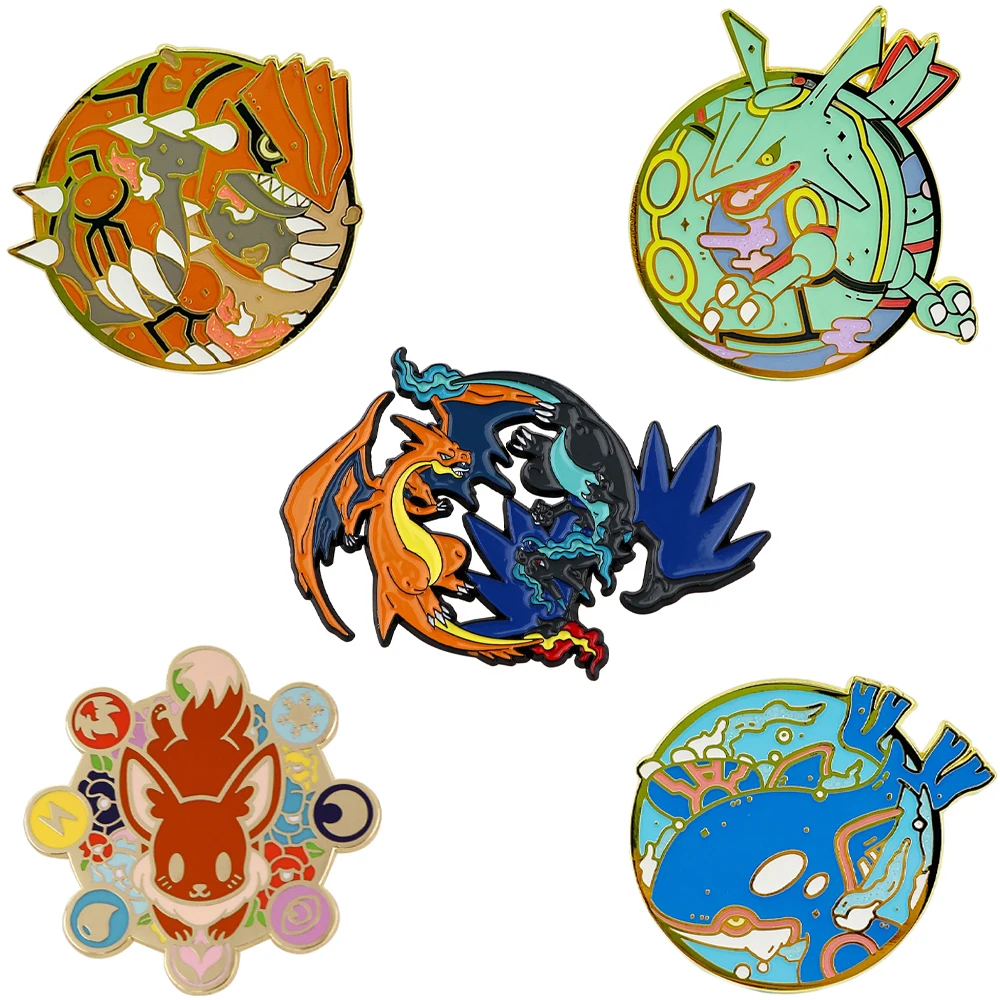 Fierce Dragons Pins Anime Monsters Enamel Pin Backpack Jeans Badges Brooches for Clothing Badges Adorn Jewelry Accessories Gifts