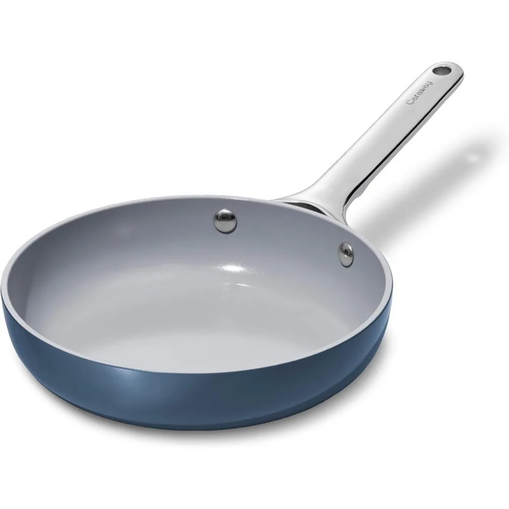 

Nonstick Ceramic Mini Fry Pan (1.05 qt, 8") - Non Toxic, PTFE & PFOA Free - Oven Safe & Compatible with All Stovetops (Gas, Ele