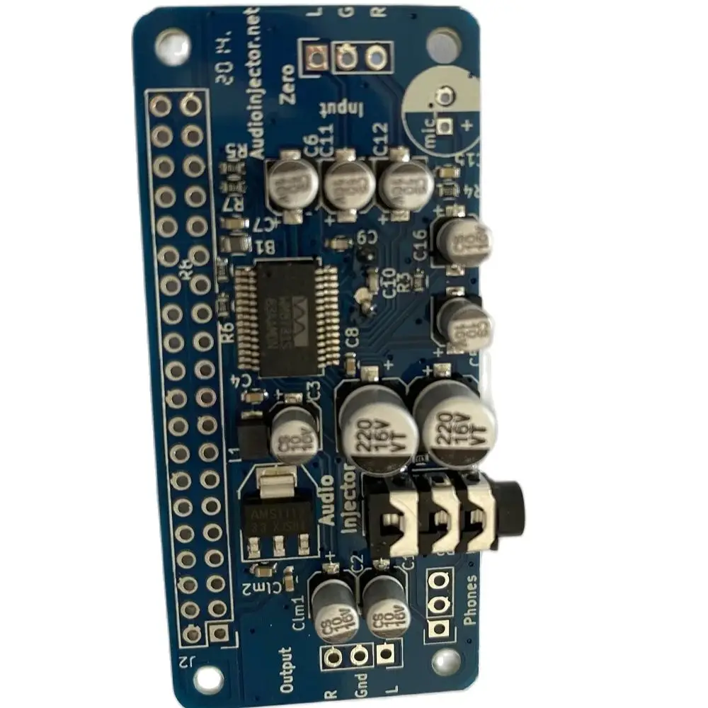 Audio Injector PPI0 sound card for Raspberry Pi HIFI DAC HAT  HIFI DAC Audio Card Expansion Board for Raspberry Pi Zero etc