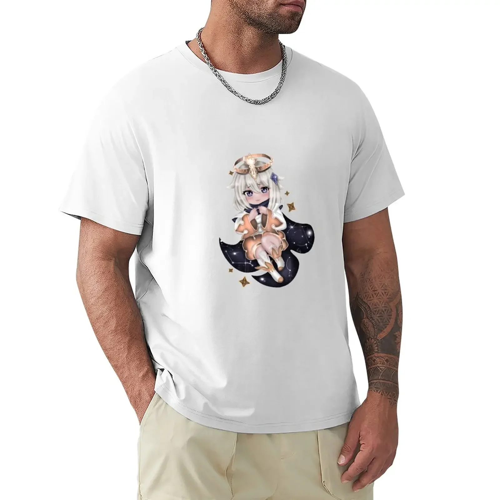 

Paimon T-Shirt Aesthetic clothing anime cute tops mens tall t shirts