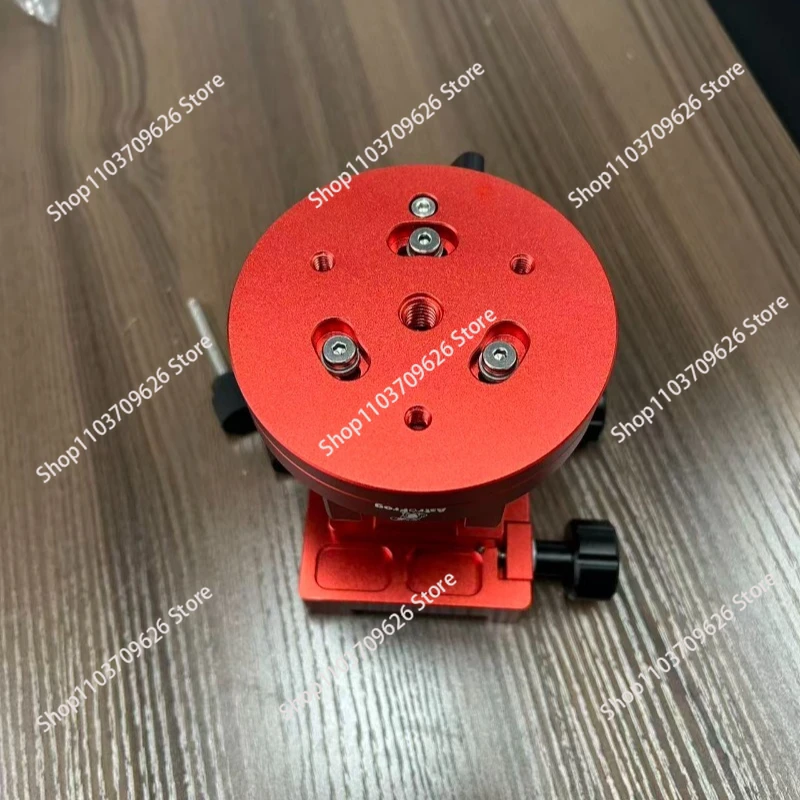 New style equatorial Mount Base with Latitude Adjustment - High Load Capacity (39kg), Dovetail Slot, Anti-Detachment Design