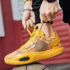 

TPU Rubber Sole Basketball Shoes Non-slip Shock-absorbing Women's Training Shoes Running Shoe Men High Quality sneakers men