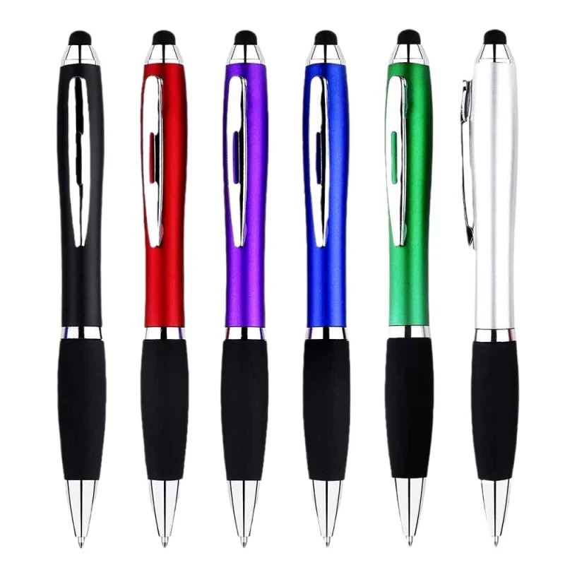 

6Pcs 2 in 1 Multitool Stylus Pens ,colorful Stylus Pens for Women and Kids Stylus Ballpoint Pens with Comfort Grip for The iPad