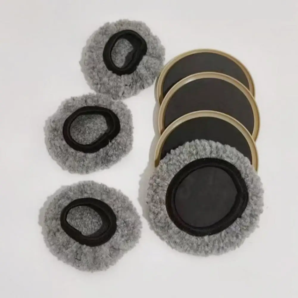 4 قطعة الأثاث المنزلق السجاد الصلبة الطابق الأثاث المحرك قابلة لإعادة الاستخدام الأثاث أريكة طاولة السرير مكتب الطابق حامي تتحرك الوسادة