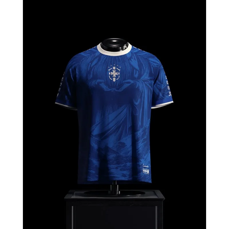 2026 Summer Brazil‑Themed Sports Tee Quick Dry Breathable Blue Art Graphic Summer Short Sleeve Unisex Top for Men Women 3D Print
