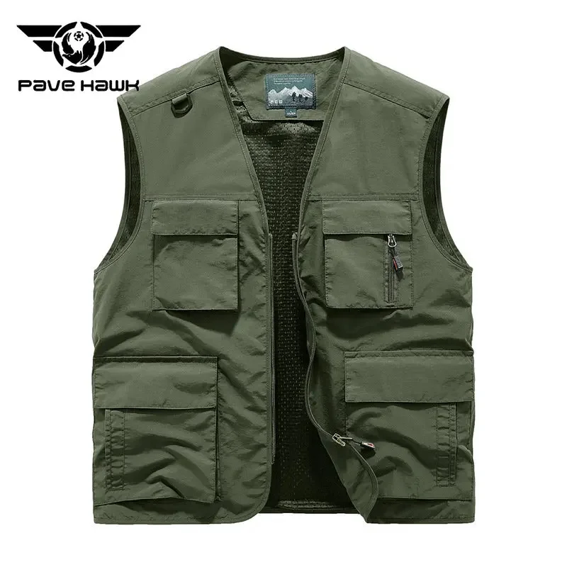 

New Outdoor Tactics Men's Vest Multi Pocket Lightweight Casual Quick Dry Tank Top Fishing Camping Mountaineering Summer