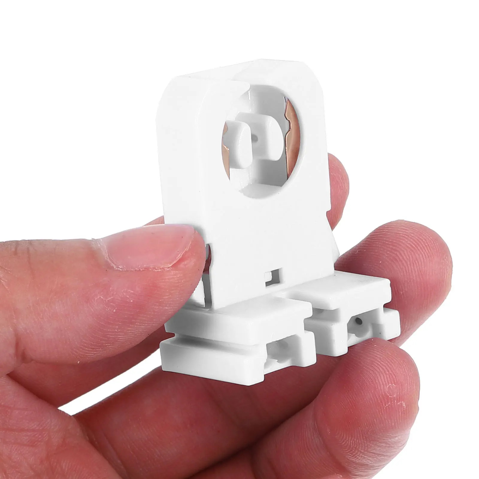 

30 шт. вставной кронштейн для люстры, энергоэффективный, прочный материал для ПК, простая установка, равномерное распределение света, держатель лампы T12